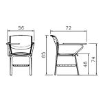 صندلی آموزشی ماکان رایانه صنعت مدل E915n