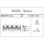 صندلی انتظار آموزشی رایانه صنعت مدل W915p4nta