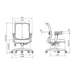 صندلی کارشناسی لیو مدل I72 - تصویر 6
