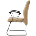 نمای جانبی صندلی کنفرانس راد سیستم مدل C331 با پایه فلزی کروم